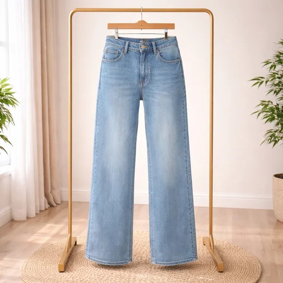Judy Blue Wide Leg Prewashed Blue Jeans Size 9/29 PLEASE READ - Picture 1 of 13